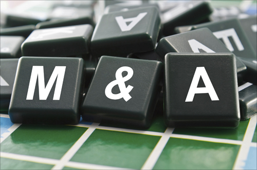 Merger and Acquisition (M&A) word concept